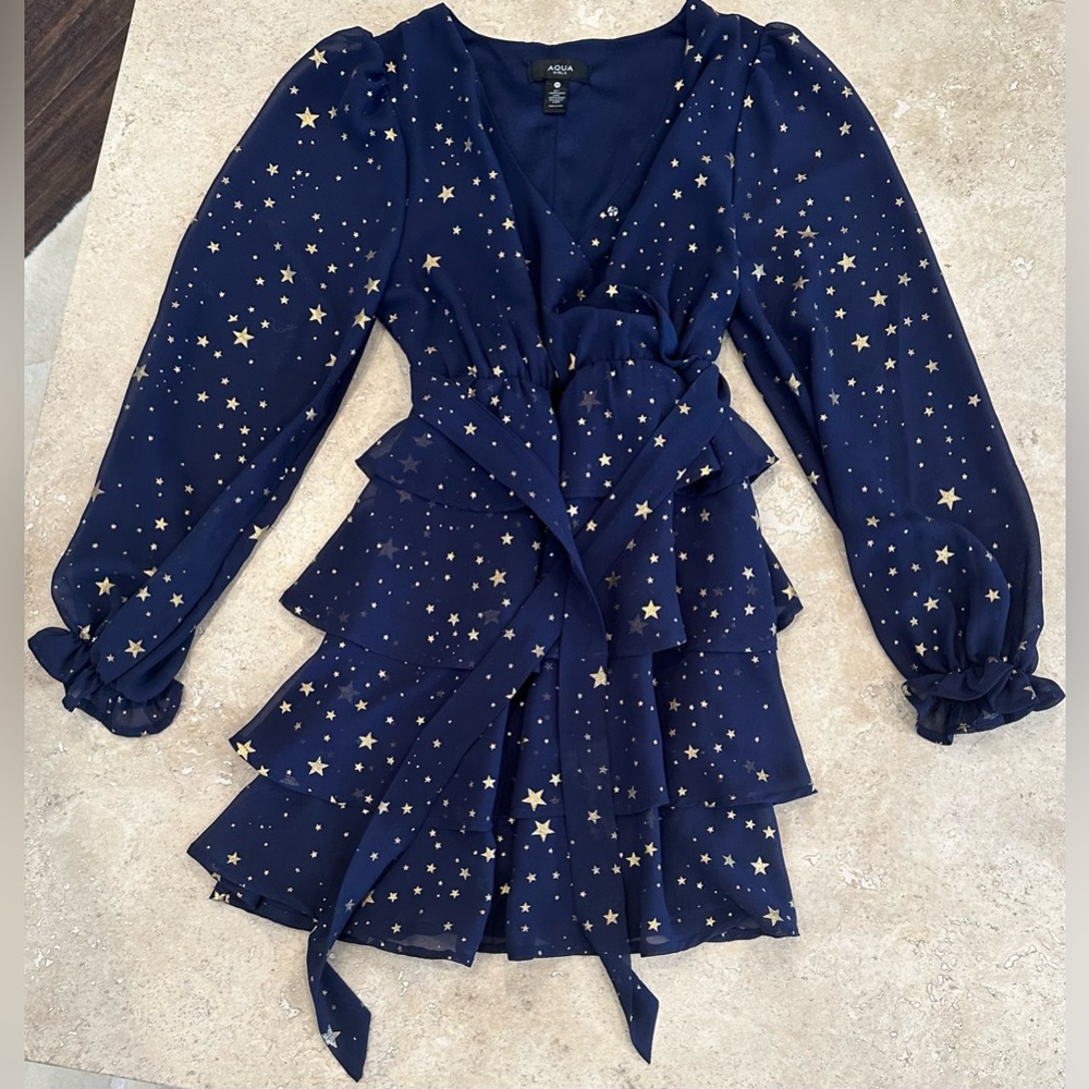 Aqua Girls Dress